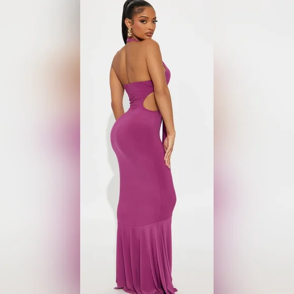 Fashion Nova Purple Maxi Dress - Picture 2 of 3